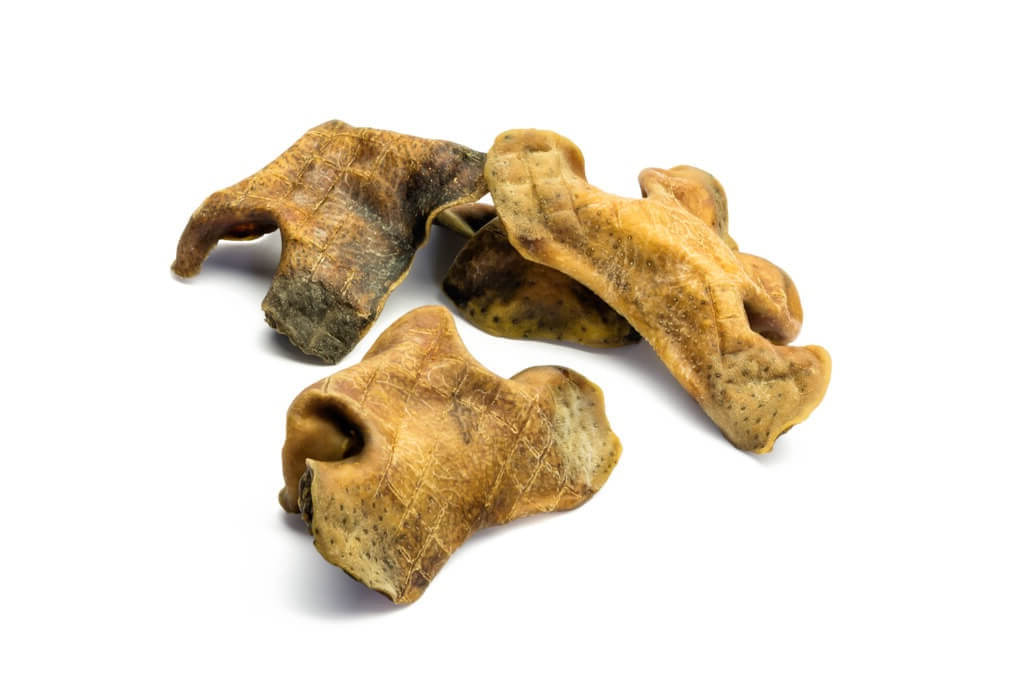 Getrocknete Rindernasen.